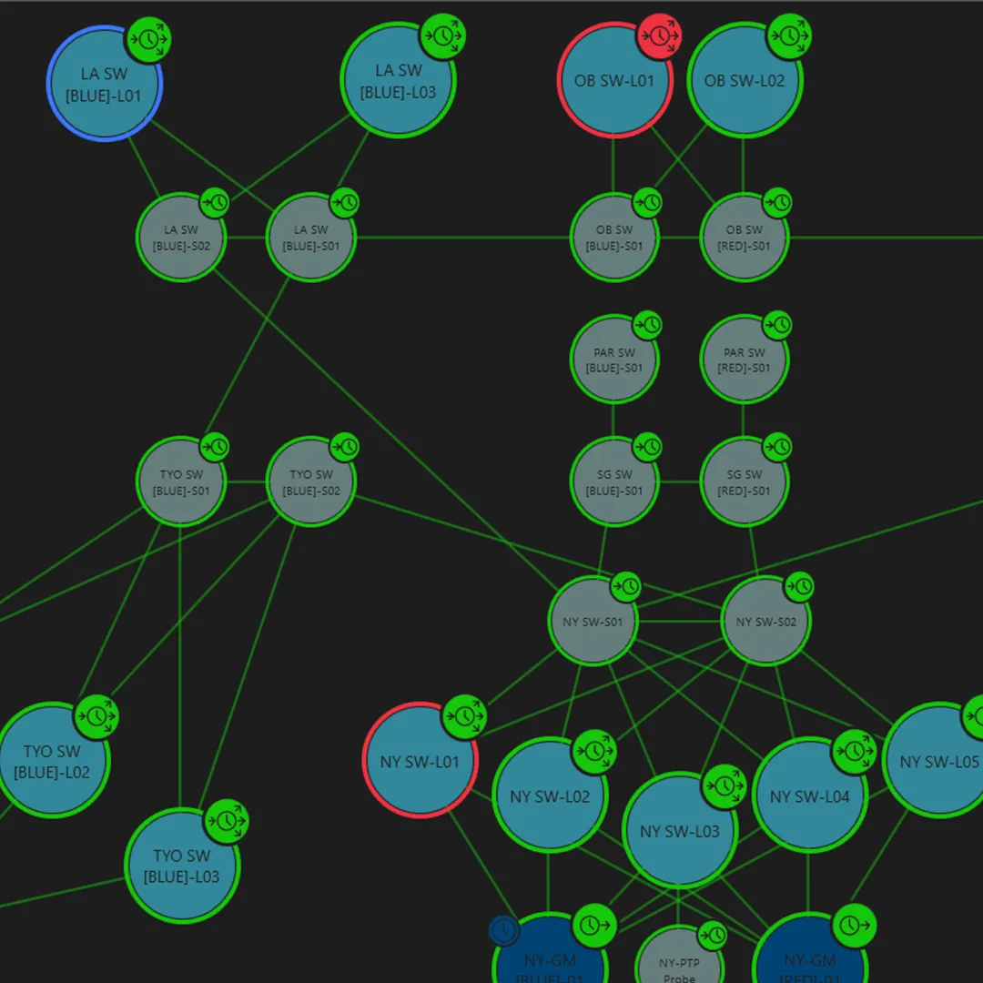 Detail screenshot of the PTP application.
