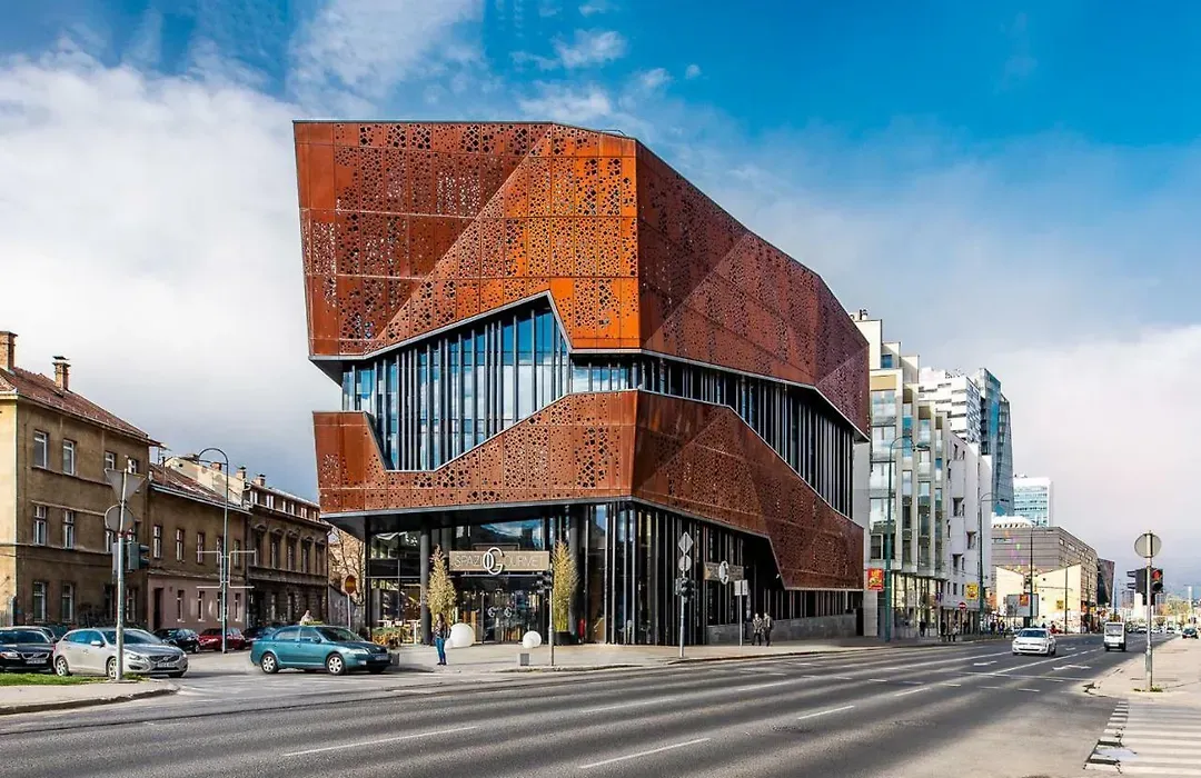 the Summit building in Marijin Dvor, Sarajevo