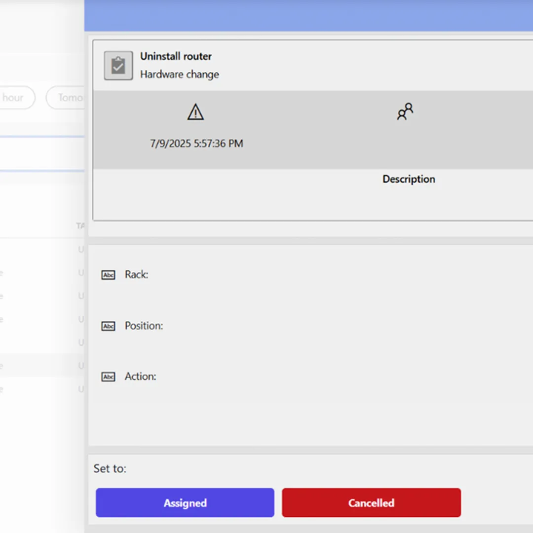 Detail screenshot of the Task Manager application.