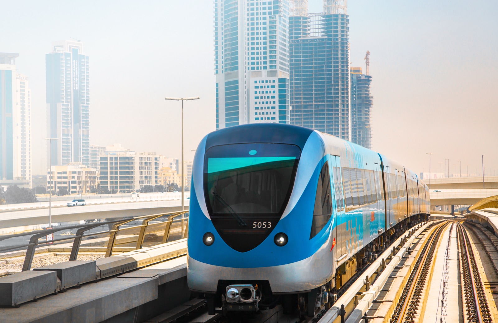 Modern rail infrastructure in an urban transport network