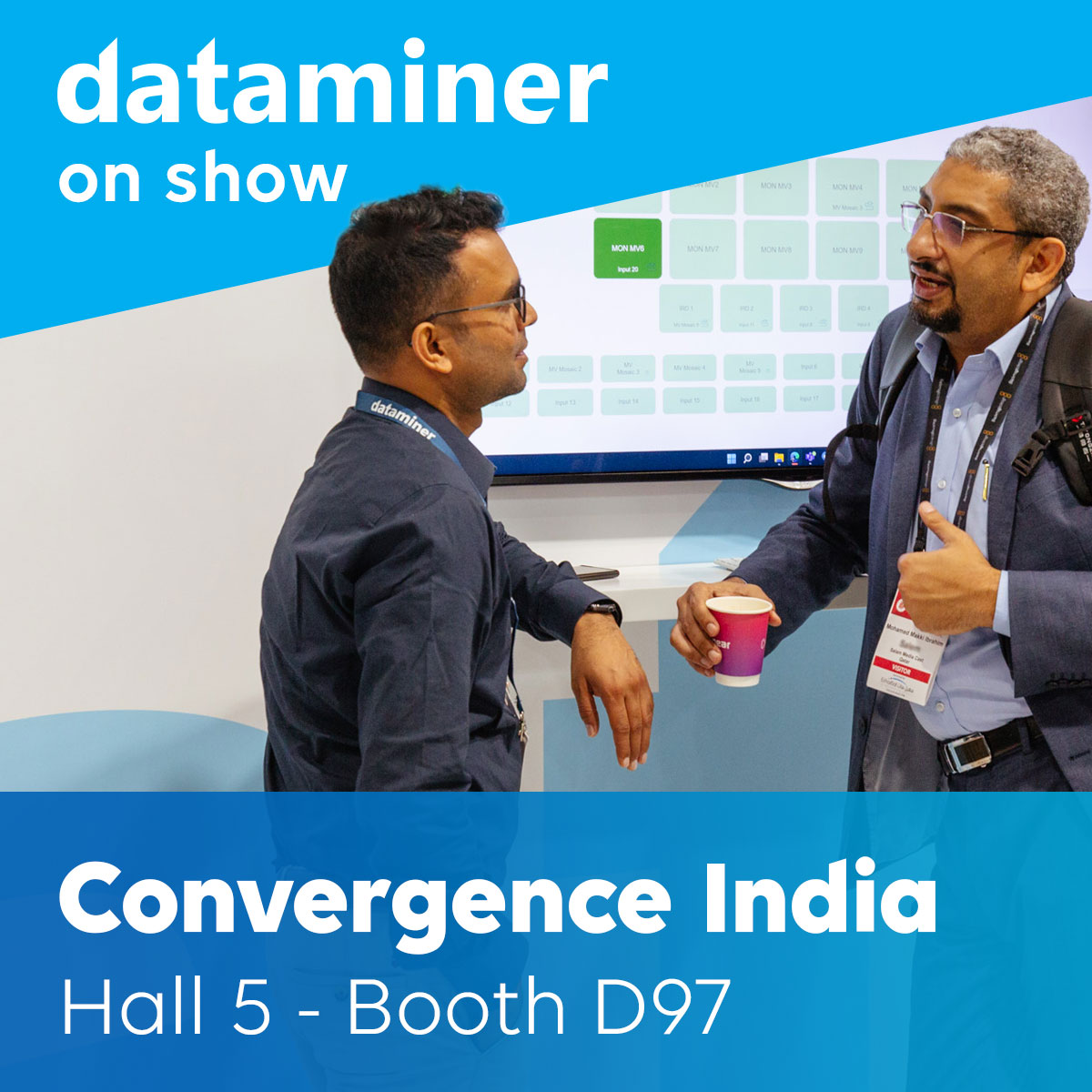 DataMiner on show at Convergence India 2023