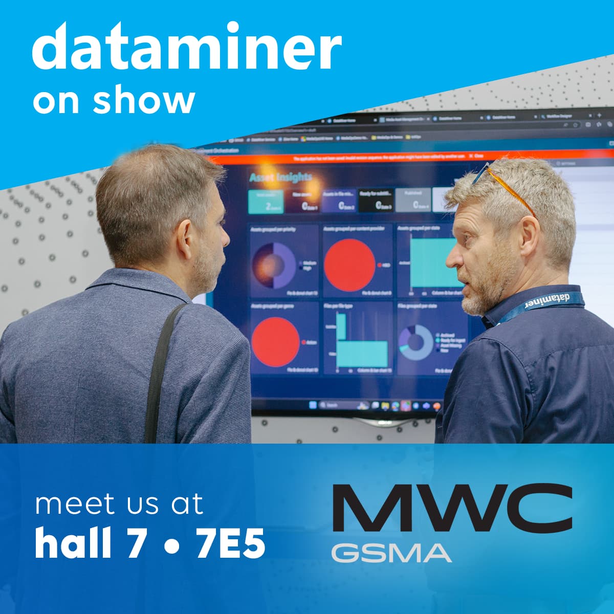 DataMiner at MWC Barcelona (Hall 7, stand 7E5)